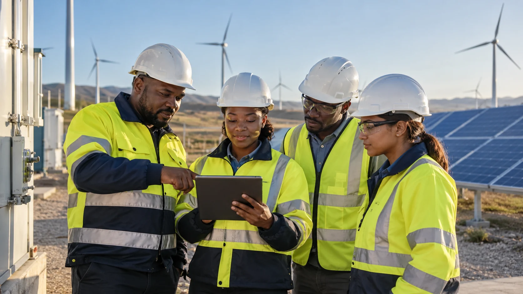 Engineering team using Moyalanga in the field