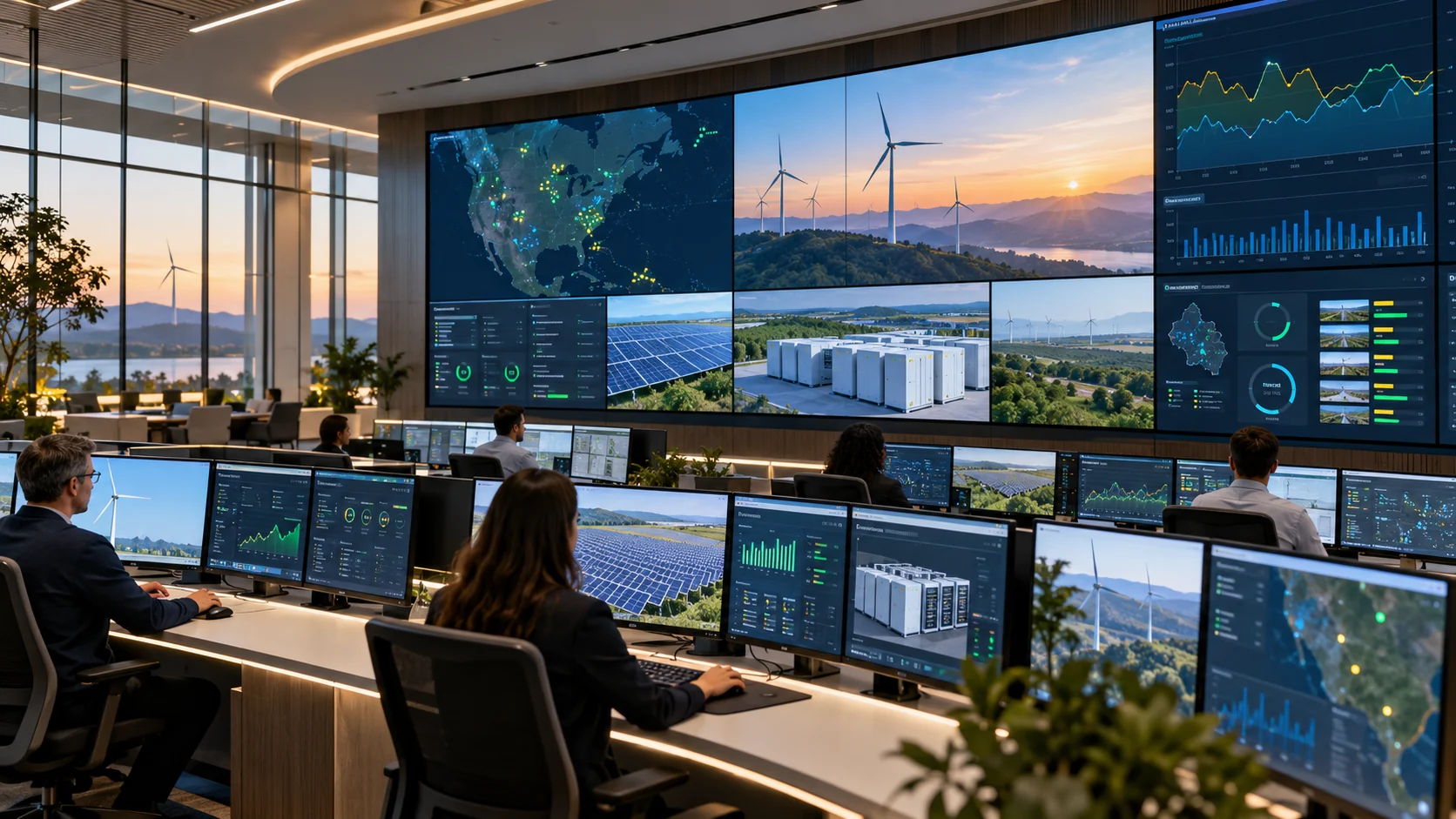 Enterprise renewable energy operations centre