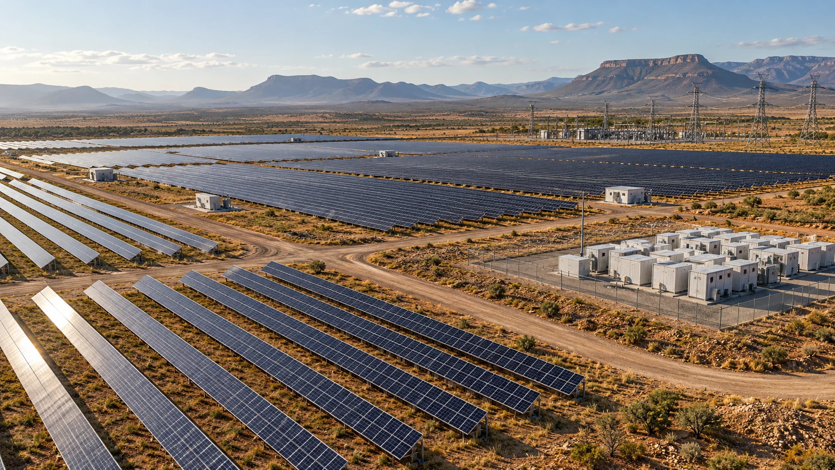 Commercial and industrial solar energy infrastructure